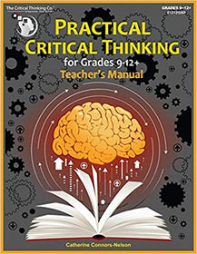 See this image  Practical Critical Thinking: Teacher's Manual - Problem-Solving, Reasoning, Logic, Arguments - The Critical Thinking Company