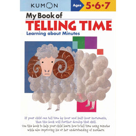 Kumon My Book of Telling Time Learning about Minutes