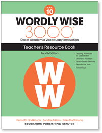 Wordly Wise 3000 Teacher's Resource Book Grade 10 (4th Edition)