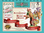 Magnificent Walking Machine - Cardboard Building Kit - Hand Cranking 3D Moving Machine - Kids IQ Builder - STEM by BABALU