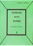 Working With Words 8 TE