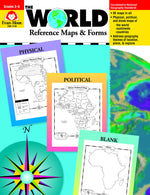 The World Reference & Map Forms (World & Us Maps)   Evan-Moor
