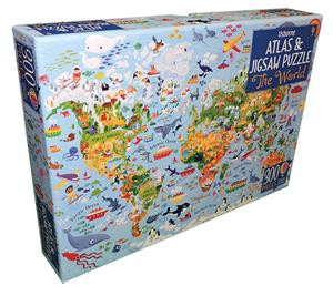World, The - Atlas & Jigsaw Puzzle