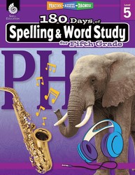 180 Days of Spelling and Word Study for Fifth Grade - Teacher Created Materials
