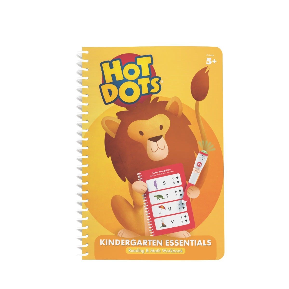 Hot Dots® Kindergarten Essentials Reading & Math Workbook