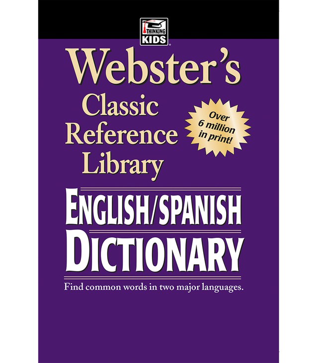 Webster's English-Spanish Dictionary Resource Book Grade 6-12