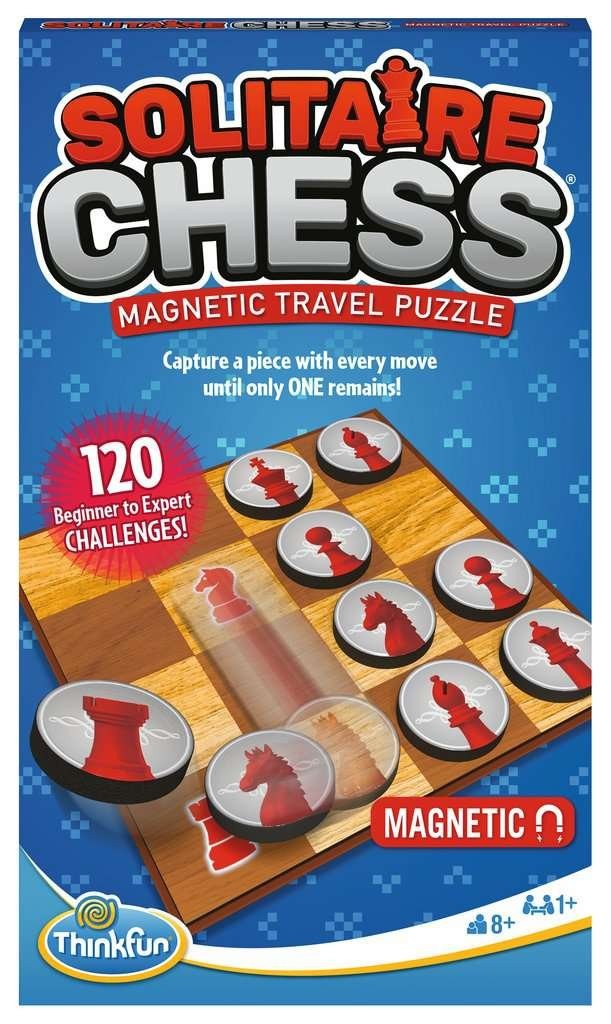 Solitaire Chess Logic Game and STEM Toy for Age 8+