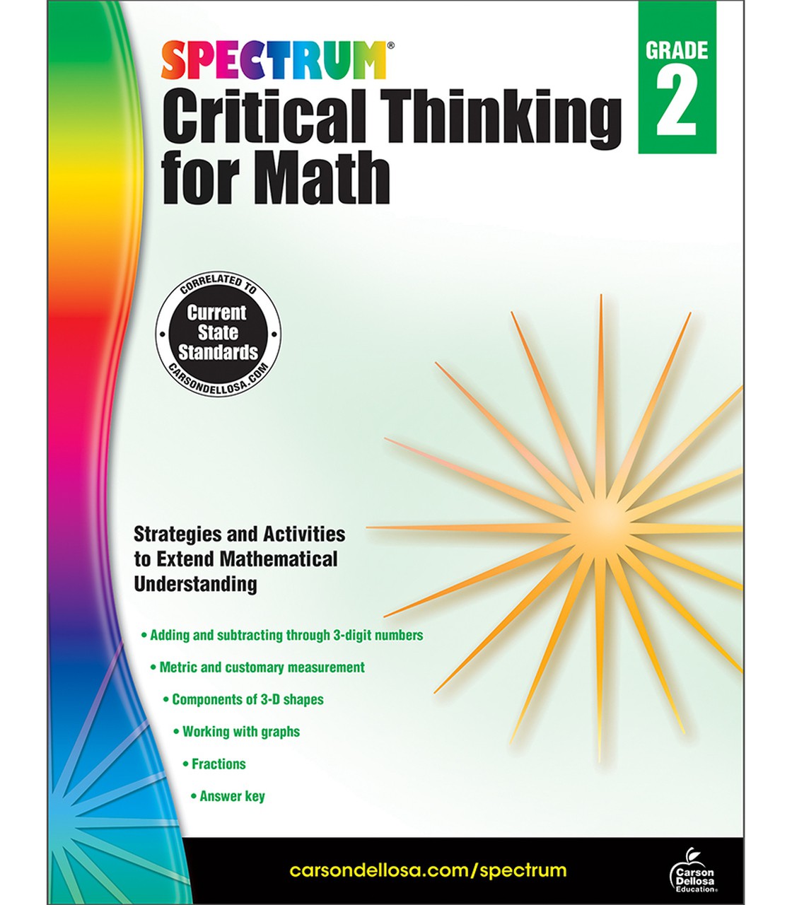 Spectrum Critical Thinking for Math Workbook Grade 2