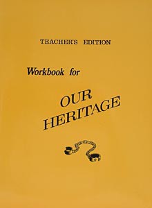 Our Heritage Workbook Teacher's Edition Grade 8