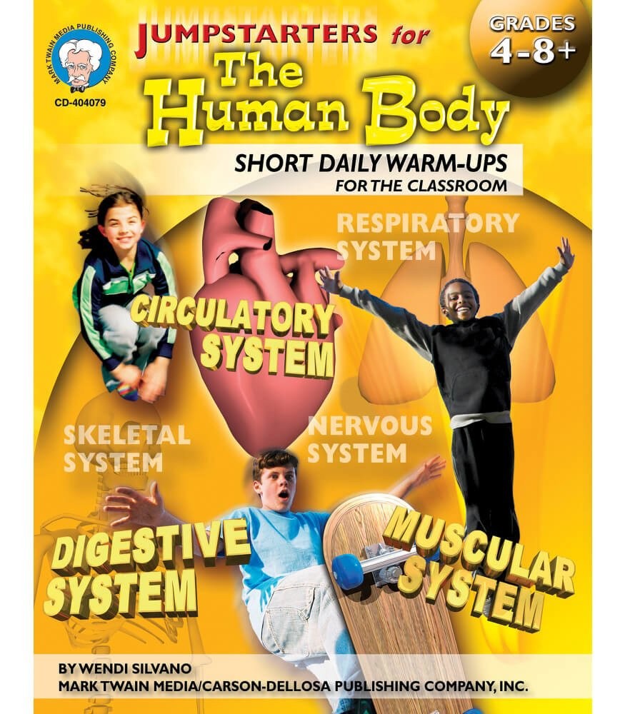 Jumpstarters for the Human Body Resource Book Grade 4-12