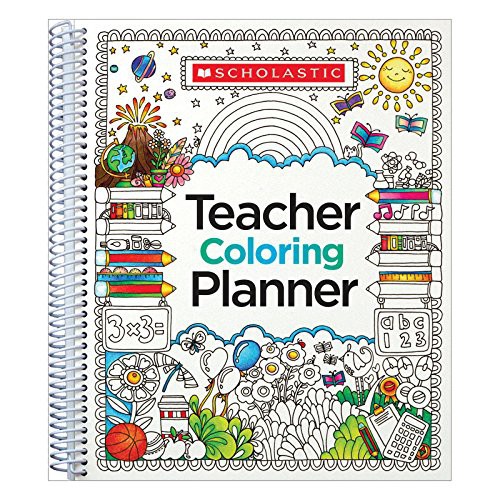 Teacher Coloring Planner Book - Scholastic