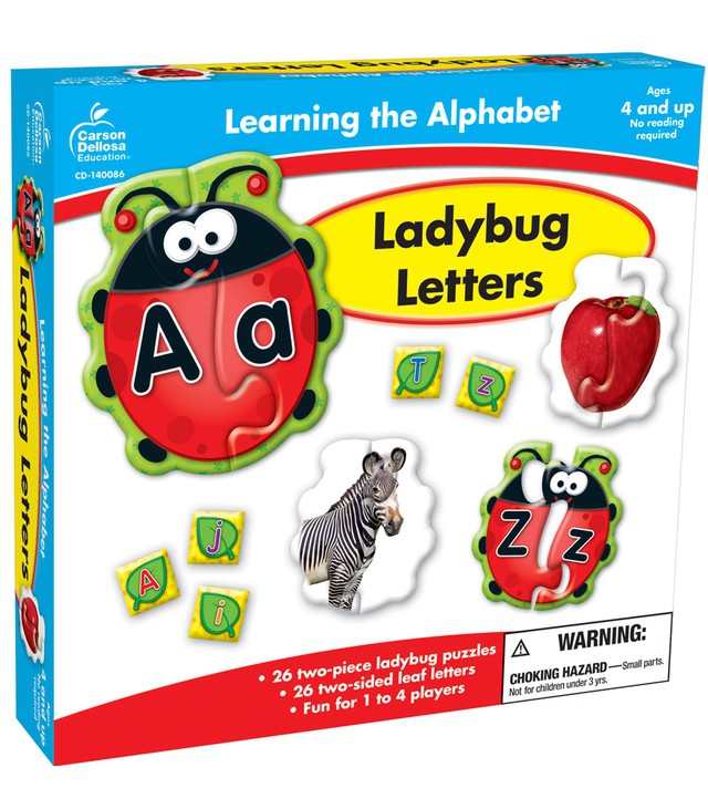 Ladybug Letters Board Game Grade PK-1 - Carson Dellosa