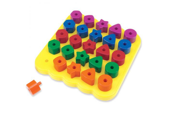 Stacking Shapes Pegboard - Learning Resources