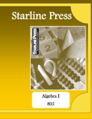 Starline Press Algebra 1 805