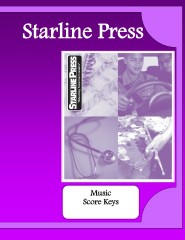 Starline Press Music Score Key
