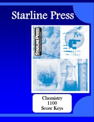 Starline Press Chemistry 1100 Score Keys