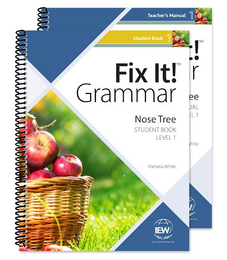 IEW Fix It! Grammar: Level 1 Nose Tree [Teacher/Student Combo]