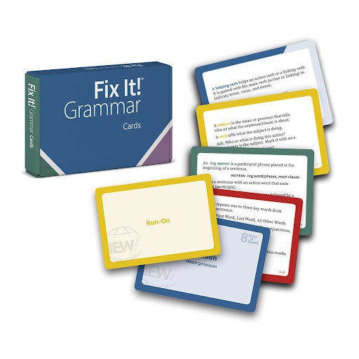IEW Fix It! Grammar Cards