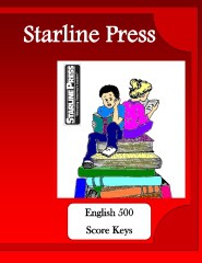 Starline Press English 500 Score Keys
