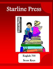 Starline Press English 700 Score Keys