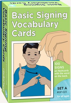 Basic Sign Vocabulary Cards A