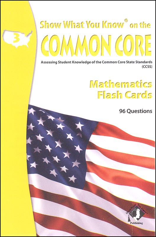 Show What you Know on the Common Core Math Gr 3 Flash Cards