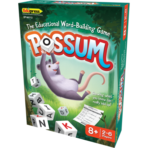 POSSUM Word Building Dice Game