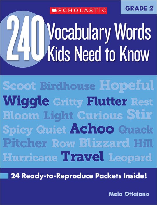 240 Vocabulary Words Kids Need to Know: Grade 2-Scholastic