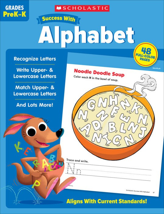 Scholastic Success With Alphabet Workbook 
