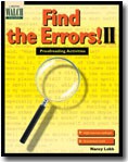 Find the Errors! II Proofreading Activities