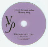 Genesis Through Joshua Memory Song CD