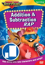 Rock N Learn Addition & Subtraction Rap Audio CD & Book