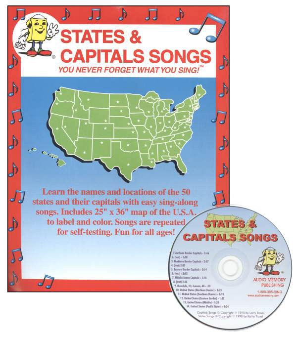 Audio Memory States and Capitals CD Kit