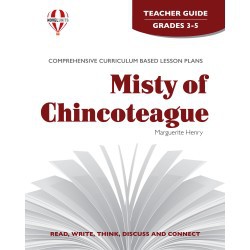 Novel Units Misty of Chincoteague Teacher Guide Grades 3-5