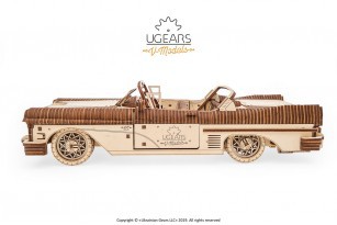 Dream Cabriolet VM-05 mechanical model kit, by UGears