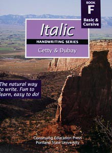 Italic Handwriting Book F (Getty-Dubay)