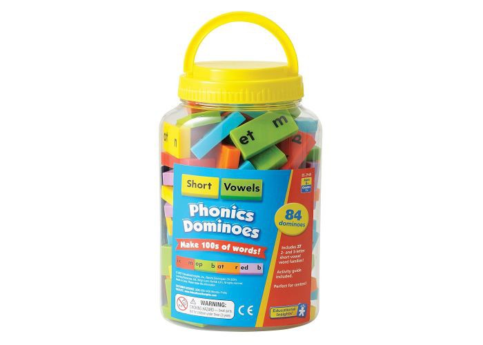Phonics Dominoes — Short Vowels - Educational Insights