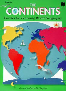 The Continents Puzzles For Learning World Geography