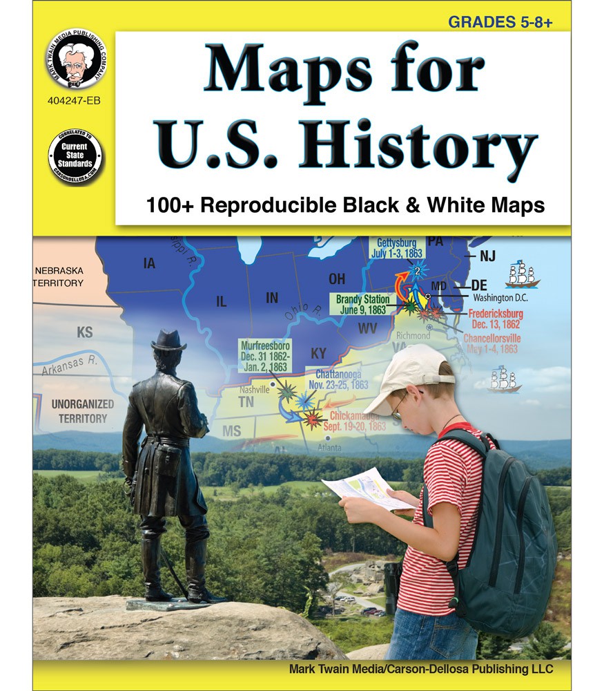Maps for U.S. History Grades 5-8