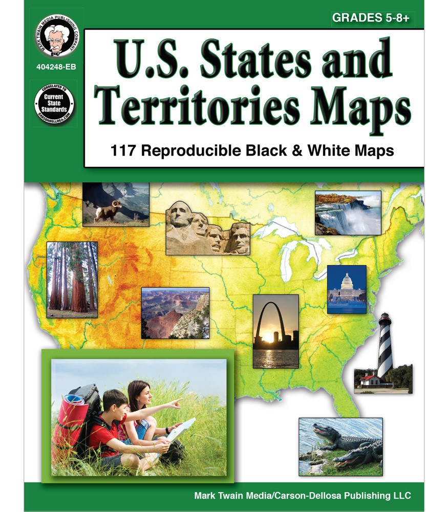 U.S. States & Territories Maps Grades 5-8