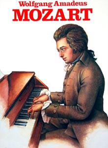 Wolfgang Amadeus Mozart Coloring Book