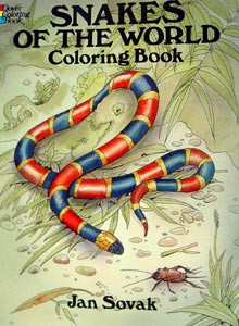 Snakes of the World Coloring Book
