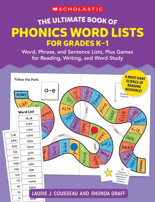 The Ultimate Book of Phonics Word Lists: Grades K-1