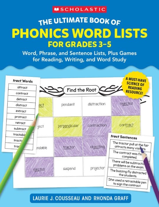 The Ultimate Book of Phonics Word Lists: Grades 3-5