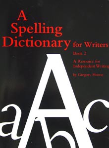A Spelling Dictionary For Writers