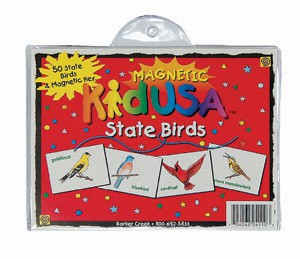 KidUSA State Birds Magnets