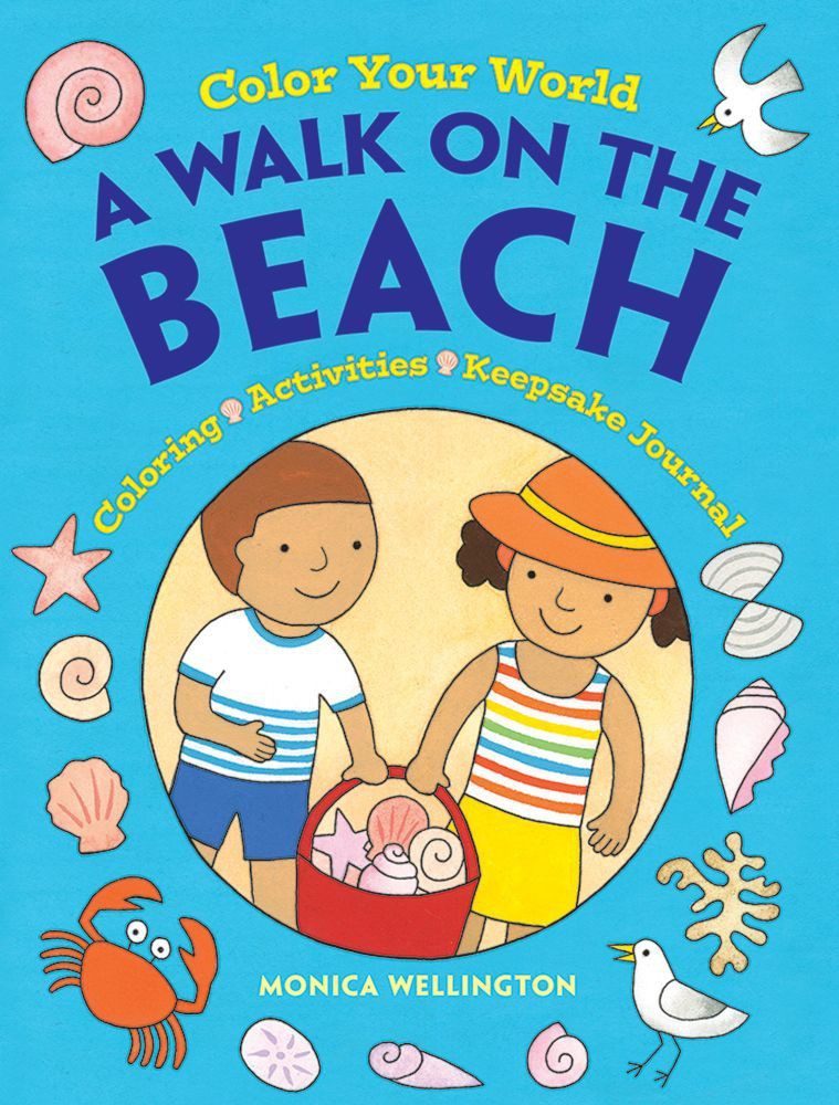 Color Your World: A Walk on the Beach: Coloring, Activities & Keepsake Journal
