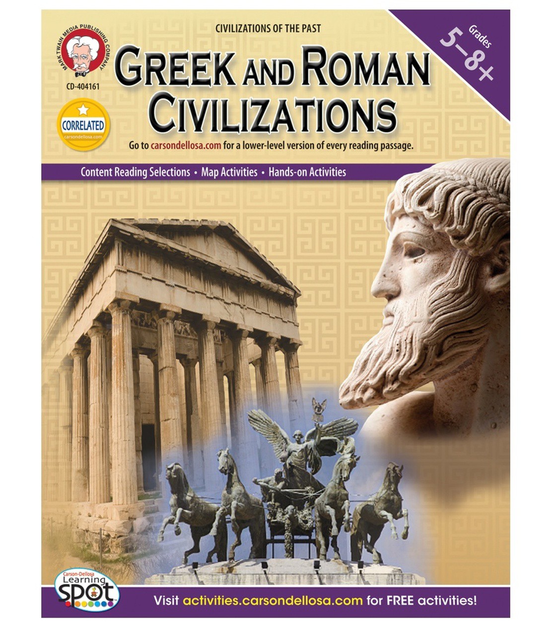 Greek and Roman Civilizations Resource Book Grade 5-8