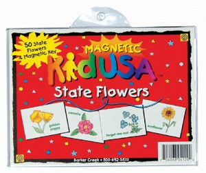 KidUSA State Flowers Magnets