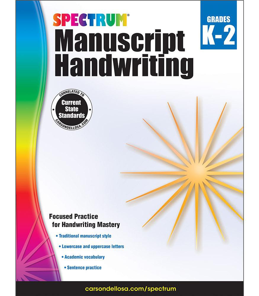Spectrum® Manuscript Handwriting Handwriting